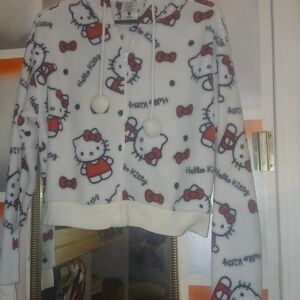 Hello Kitty White and Red Kids Hoodie